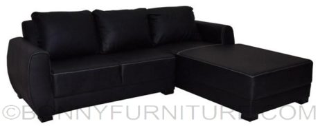 788c lshape sofa black