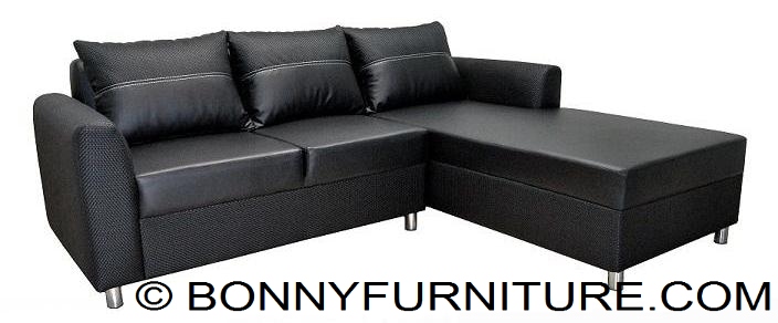 Massimo L Shape Sofa Bonny Furniture, Leatherette Sofa Bed Philippines