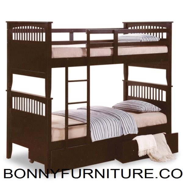 Cyr 268bb Wooden Double Deck With Pull Out Or Drawers Bonny