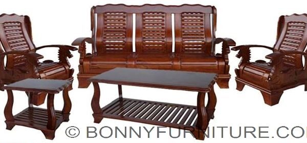 336 Wooden Sofa Set 311 Bonny Furniture