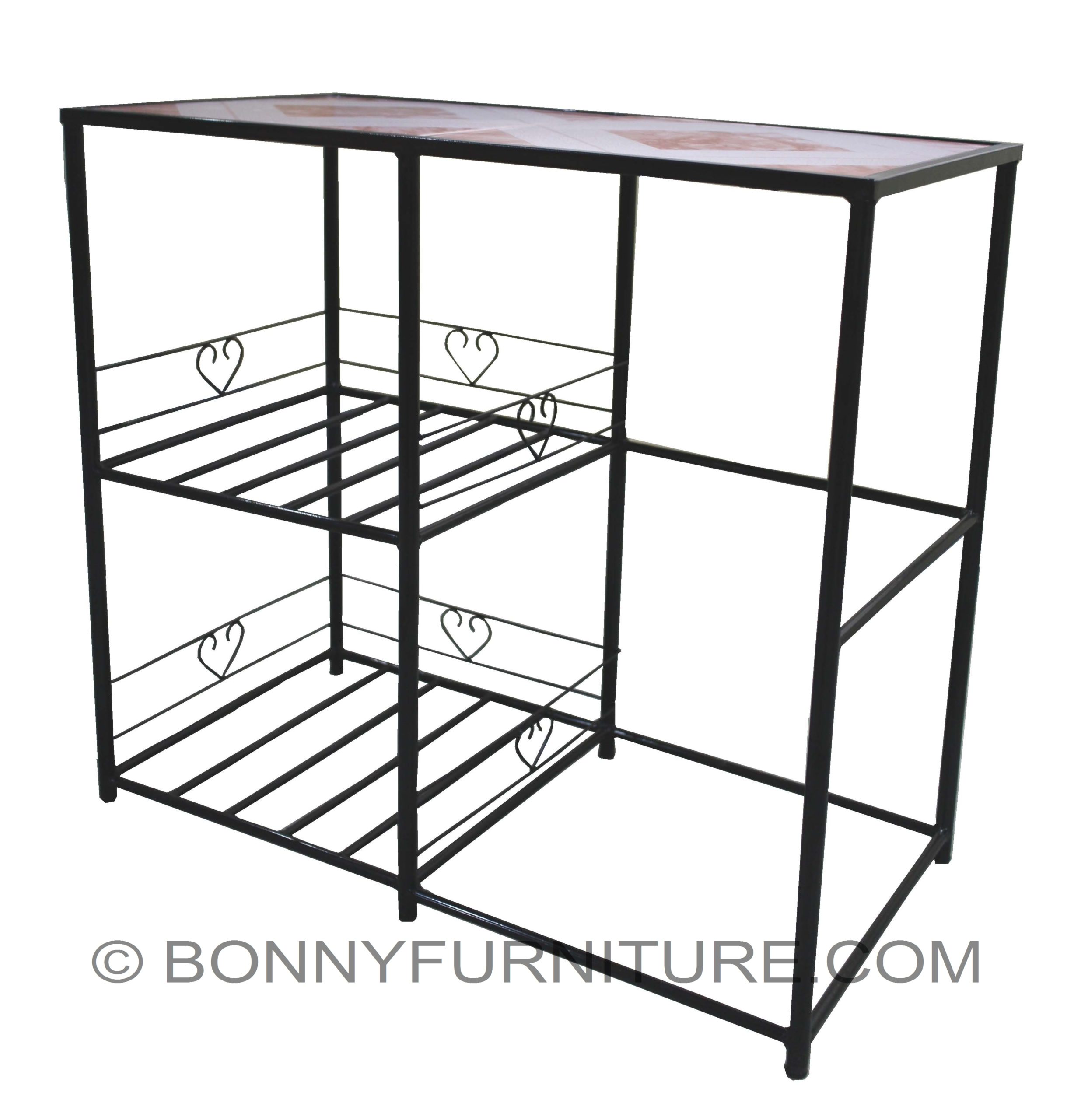 Stove Stand Low with Tiles Bonny Furniture