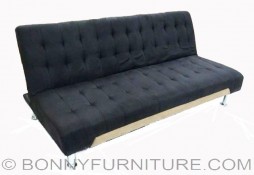SF-178 Sofa Bed Fabric Black (1)