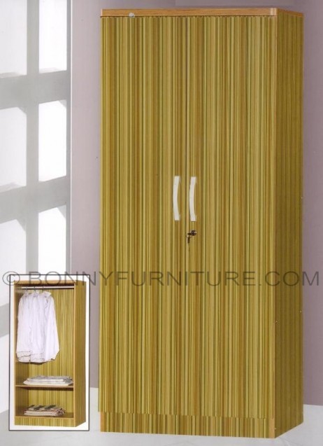 260 wardrobe cabinet 2-doors bamboo