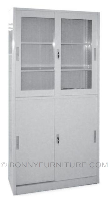 as-018 metal cabinet half-glass