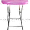 fs-100 folding stool translucent pink