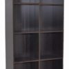 2054 open shelf bookshelf wenge side