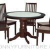 dt-122tg-dt482ef-dc727w round dining table 6-seaters