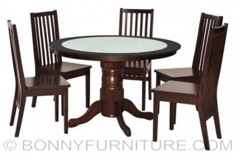 dt-122tg-dt482ef-dc727w round dining table 6-seaters
