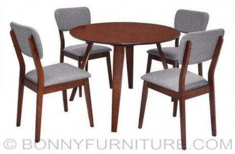 darragh-darcey 4-seaters dining set round table