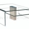 f-201 center table clear glass