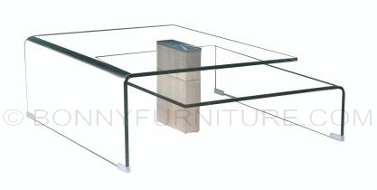 f-201 center table clear glass