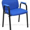 sm-135 visitor chair with arm blue