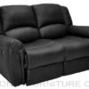 t-0823 recliner chair relax chair 2-seater black