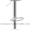 107-2 bar stool nest white with footrest