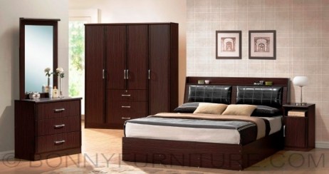 orlando bedroom set queen size bed dresser wardrobe side table