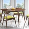 paul dining set 4-seater 6-seater new design wooden cushion seat