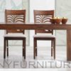 peace dining set 6-seaters wooden cushion seat