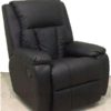 t095 recliner sofa chair black