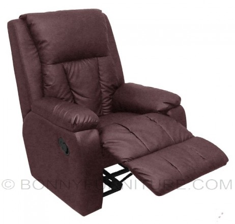 t095 recliner sofa chair brown
