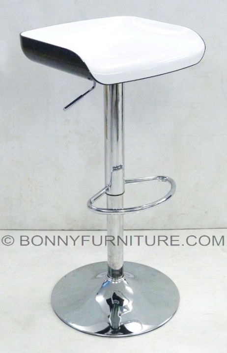 wy-199a bar stool with footrest black