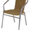 ac-02 plastic rattan chair chrome frame