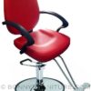 co-33 barber chair leatherette red