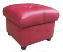 shantel stool square leatherette black