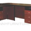 ax1800 executive table with side table and drawers