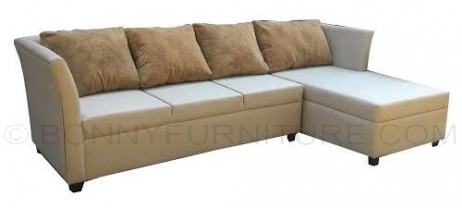 cisco#1007 l-shape sofa with pillow