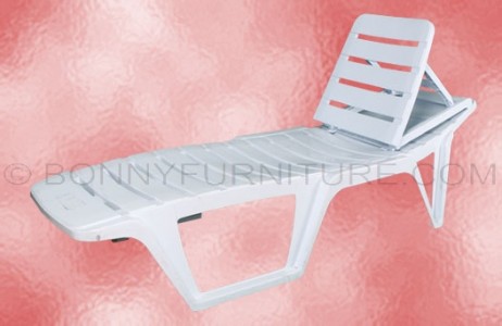 siesta bed marble white beach chair with backrest