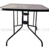 outdoor table t-06 glass top square