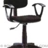 901 office chair with arms chrome base