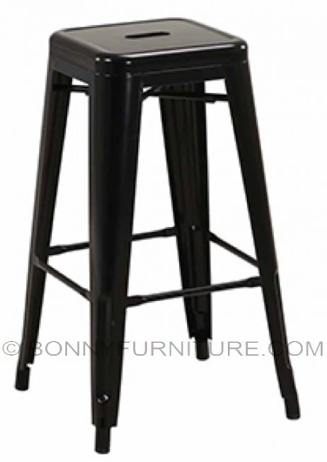 ed504a metal frame high stool black