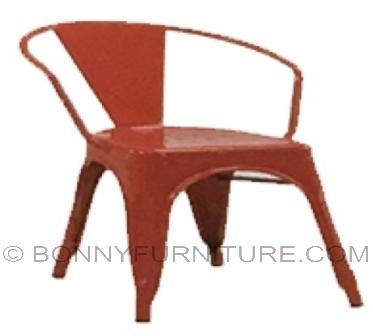 ed505 chair metal frame red