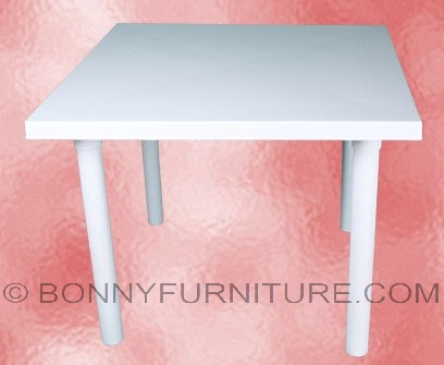 square plastic table cofta dining table