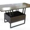 ctd-02 dual purpose center table convert to dining table