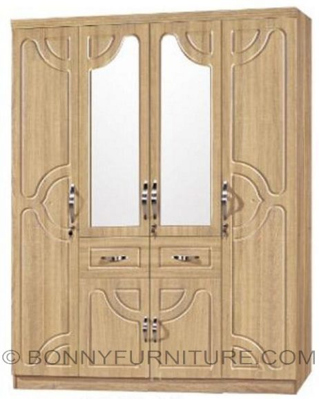 rs-77 4-door wardrobe with mirror