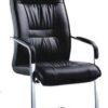 ym-a43 vsitors chair leatherette sled