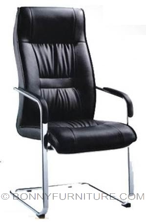 ym-a43 vsitors chair leatherette sled