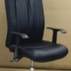 1535 executive chair chrome base reclining leatherette