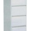 sfc-052-4 vertical filing cabinet 4-layers white