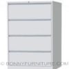 sfc-062-4 lateral filing cabinet 4-layer off-white