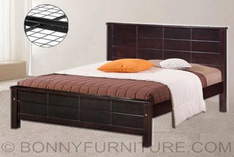 ed2906 wooden bed queen size