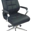 107 executive chair black leatherette