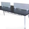 cs-5-03 conference table convert to workstation black