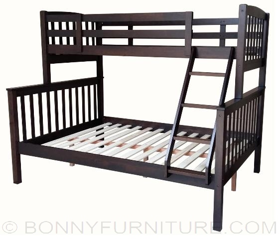 wooden bunk bed set