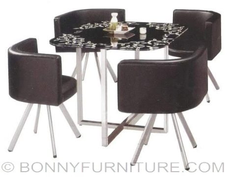 qy-804b dining set 4-seater