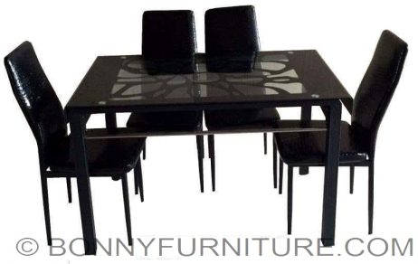 qy-t001 chair 202 table dining set 4-seaeter 6-seater