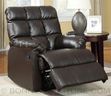 z-9469 recliner chair black 11 brown 14