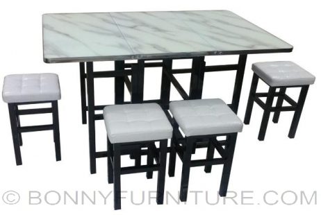 a04 foldable dining set 4s
